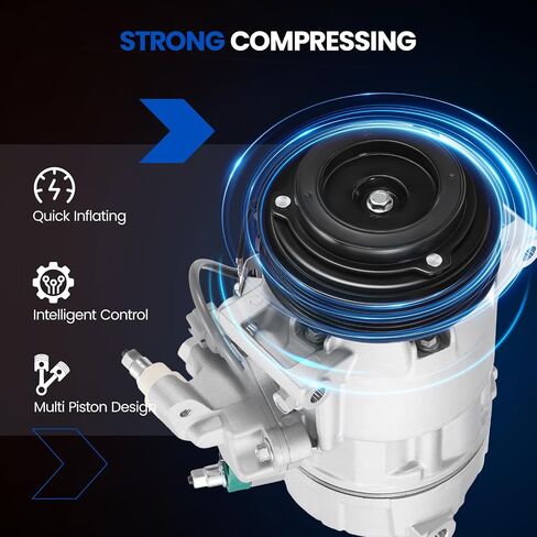 ضاغط تكييف هواء 92600-1CB0A مع قابض متوافق مع إنفينيتي EX35 EX37 FX35 FX37 G37 M37 Q40 Q60 Q70 Q70L QX50 QX70، 3.5 لتر 3.7 in Saudi Arabia