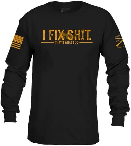 Grunt Style I Fix Sht Long Sleeve Men's T-Shirt in Saudi Arabia