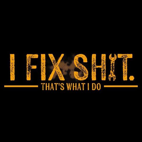 Grunt Style I Fix Sht Long Sleeve Men's T-Shirt in Saudi Arabia