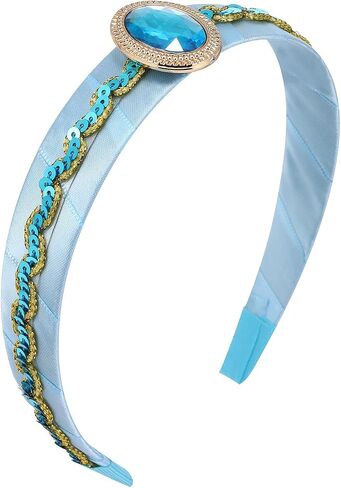Arabian Princess Costume,Princess Headband Chunky Choker Necklace Earrings Arm Cuff,Halloween Arabian Princes Cosplay Jewelry for Women in Saudi Arabia