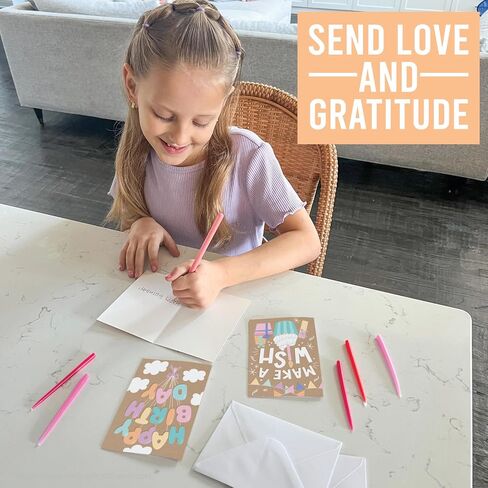 Hadley Designs 54 Rustic Happy Birthday Cards بشكل كبير مع الأظرف - بطاقات أعياد الميلاد السائبة مع الأظرف ، وبطاقات أعياد الميلاد المتنوعة مع الأظرف ، وحزمة بطاقة عيد ميلاد سعيد ، وبطاقات عيد ميلاد الأطفال in Saudi Arabia
