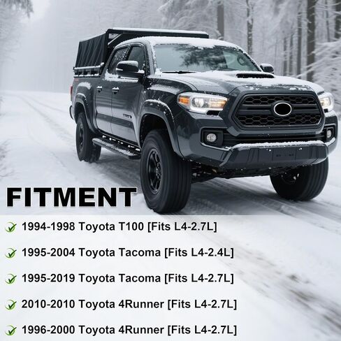مضخة مياه Partsflow AW9293 متوافقة مع 1995-2013 Toyota Tacoma 2017 Toyota Tacoma Fits 1996-2000 Toyota 4Runner 2010 Toyota 4Runner WPTO020,170-1960 2.4L 2.7L L4 in Saudi Arabia