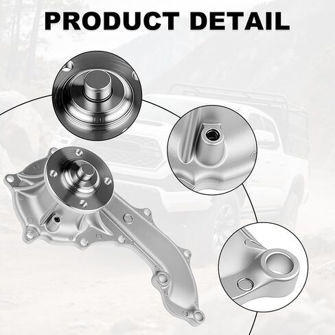 مضخة مياه Partsflow AW9293 متوافقة مع 1995-2013 Toyota Tacoma 2017 Toyota Tacoma Fits 1996-2000 Toyota 4Runner 2010 Toyota 4Runner WPTO020,170-1960 2.4L 2.7L L4 in Saudi Arabia