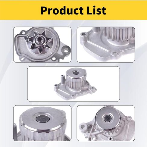 AW9419 Engine Water Pump Kit Fit for Honda Civic, Acura EL 2001 2002 2003 2004 2005 1.7L 1668CC L4 GAS SOHC Naturally Aspirated 571597, 41115 in Saudi Arabia