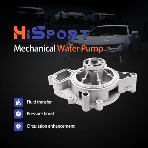 HiSport Engine Water Pump AW5092 252-821 89036356 Replacement for Buick Chevy GMC Pontiac 2001-2017 Saab Saturn Allure LaCrosse Regal Malibu Cavalier Classic Cobalt Equinox Oldsmobile Alero in Saudi Arabia