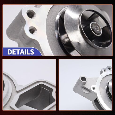 HiSport Engine Water Pump AW5092 252-821 89036356 Replacement for Buick Chevy GMC Pontiac 2001-2017 Saab Saturn Allure LaCrosse Regal Malibu Cavalier Classic Cobalt Equinox Oldsmobile Alero in Saudi Arabia