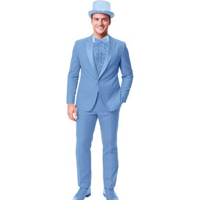 Adult Lloyd and Harry Tuxedo Costume Suit 90s Men Dumb Blue Dumber Orange Halloween Coat Pants Hat Bow Tie Outfit in Saudi Arabia