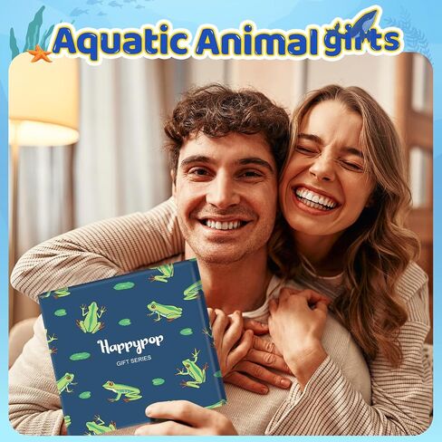 HAPPYPOP Frog Gifts for Women - Frog Socks Animal Lover Gifts, Frog Stocking Stuffers for Teen Girls in Saudi Arabia