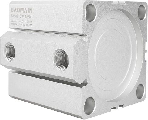اسطوانة الهواء الرقيقة المدمجة Baomain SDA 50x30 50mm تتحمل 30mm Stroke PT1/4 port in Saudi Arabia