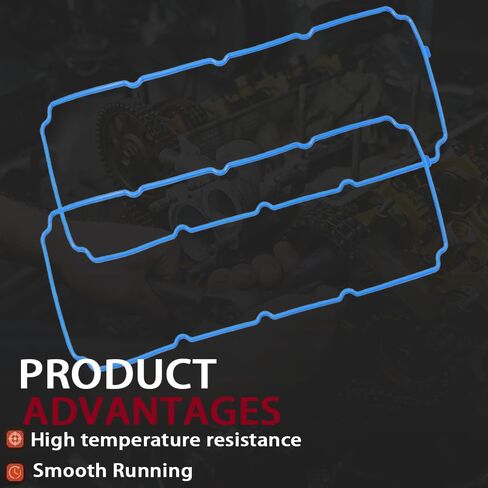 VS50625R Valve Cover Gasket for Dodge Ram 1500 (5.7L/V8), Ram 2500/3500, Charger, Challenger, Durango, Magnum & Jeep Grand Cherokee, Chrysler 300(2005-2018) 6.1L/6.4L/V8 Compatible in Saudi Arabia