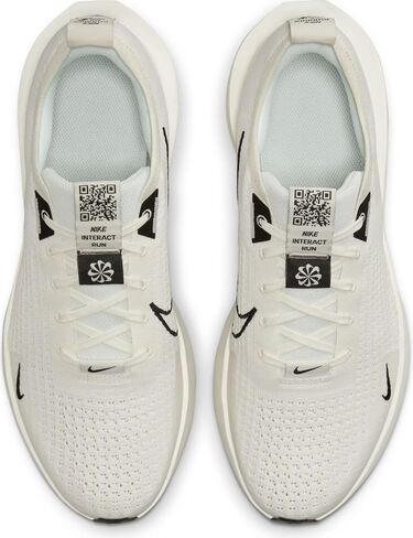 Nike Interact Run SE Men's Road Running Shoes (HF4246-102, Sail/White/Platinum Tint/Black) Size 7.5 in Saudi Arabia
