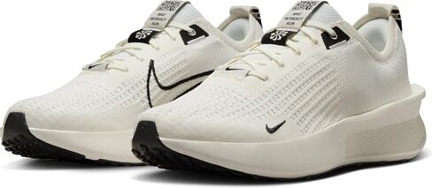 Nike Interact Run SE Men's Road Running Shoes (HF4246-102, Sail/White/Platinum Tint/Black) Size 7.5 in Saudi Arabia