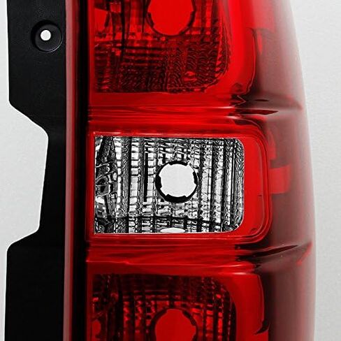 AKKON - For 07-14 Chevy Tahoe Suburban Red Clear Passenger/Right Side Tail Lights Brake Lamps Replacement in Saudi Arabia