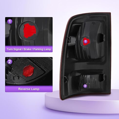 Tail Lights Assembly Fit For 2009-2018 2009 2010 2011 2012 2013 2014 2015 2016 2017 2018 09 10 11 12 13 14 15 16 17 18 Dodge Ram 1500 2500 3500 Taillight Right Side in Saudi Arabia