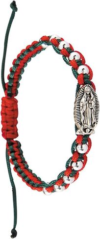 Westmon Works Our Lady of Guadalupe Mexico Bracelet with Macrame Cord with Metal Charm, Set of 2 in Saudi Arabia