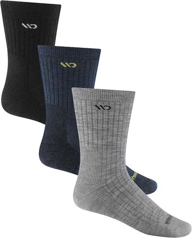 Wide Open Micro Crew Men's Socks, Merino Wool Socks for Men, Everyday Wide Socks, Crew Socks for Wide Feet in Kuwait