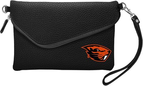 Littlearth Womens NCAA Utah Utes Pebble Fold Over Crossbody Purse, Team Color, 6"x 9" x 0.75", (100432-UUTA-LRED) in Saudi Arabia