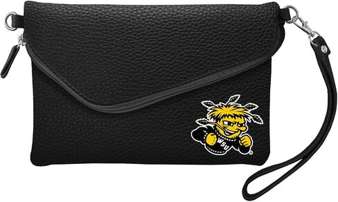 Littlearth Womens NCAA Utah Utes Pebble Fold Over Crossbody Purse, Team Color, 6"x 9" x 0.75", (100432-UUTA-LRED) in Saudi Arabia