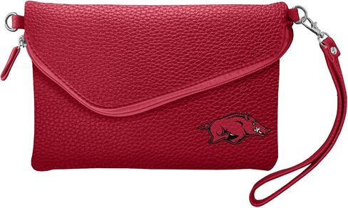 Littlearth Womens NCAA Utah Utes Pebble Fold Over Crossbody Purse, Team Color, 6"x 9" x 0.75", (100432-UUTA-LRED) in Saudi Arabia