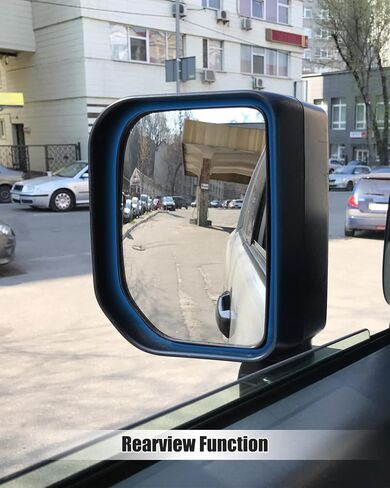 زجاج مرآة الجانب الأيسر مناسب لسيارة Toyota FJ Cruiser 2007-2014 استبدل 8796135870 TY230GL TO1324161، نوع زجاج محدب غير مسخن مع لوحة دعم in Kuwait