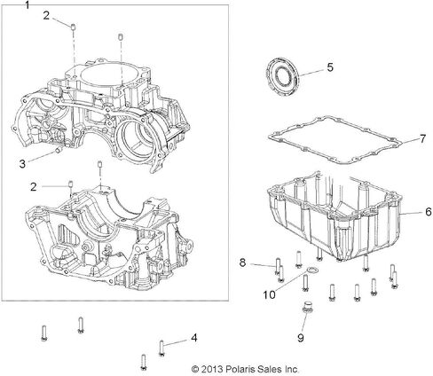 Polaris GEM Crankshaft Seal, 33 x 72 x 7, Genuine OEM Part 5414325, Qty 1 in Saudi Arabia