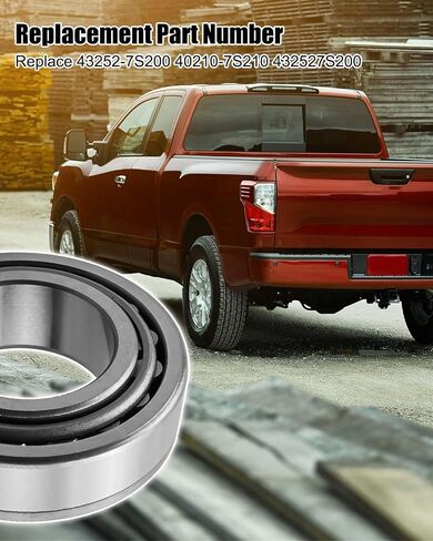 محمل المحور الخلفي طقم مانع تسرب الزيت الداخلي مناسب لنيسان Titan Frontier Xterra 2004-2017 استبدال 43252-7S200 40210-7S210 43070-7S200 432527S200 430707S200 402107S210 in Saudi Arabia
