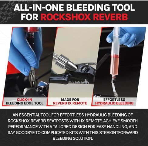 RSN Sports Bleed Kit for RockShox Reverb 1x and X-Loc with Genuine Reverb Fluid in Kuwait