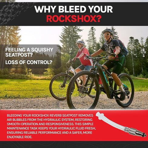 RSN Sports Bleed Kit for RockShox Reverb 1x and X-Loc with Genuine Reverb Fluid in Kuwait