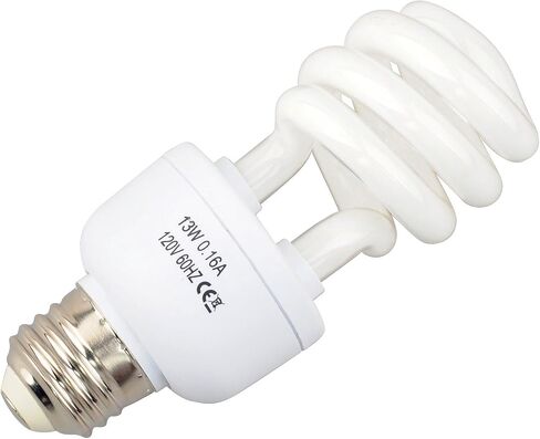 LUCKY HERP 15.0 UVB Intense Fluorescent Bulb,Terrarium Lamp for Reptiles,E26,Screw Thread (26 Watt) in Kuwait