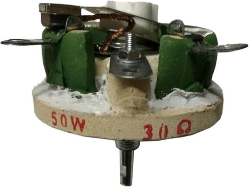 Wirewound Ceramic Potentiometer Adjustable Rheostat Resistor 50W 5/10/20/30/50/100/150/200/300/500/1000 Ohm(100R) in Saudi Arabia