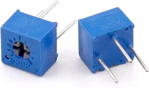 500pcs/lot 3362W 14 Values 100R to 2M Ohm Trimpot Trimmer Potentiometer 10% Resistance Tolerance(500K ohm 504) in Saudi Arabia