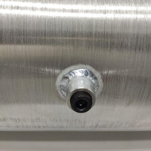 JSD AUTO PARTS Outlet 3/8 "NPT 10"x26" 9 جالون مركز تعبئة خزان الوقود / الغاز من الألومنيوم in Saudi Arabia