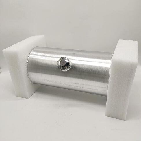 JSD AUTO PARTS Outlet 3/8 "NPT 10"x26" 9 جالون مركز تعبئة خزان الوقود / الغاز من الألومنيوم in Saudi Arabia