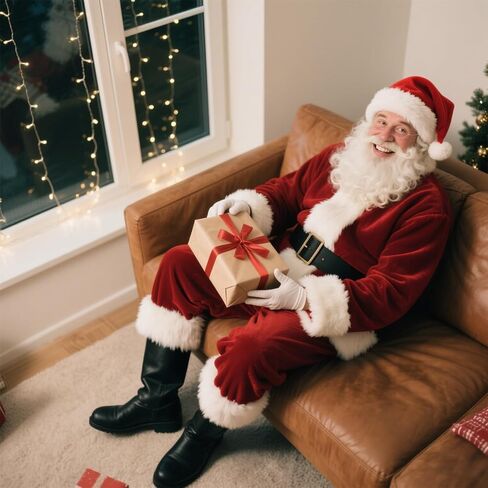 Santa Claus Costume Santa Suits for Men Santa Outfit for Christmas Cosplay Costume in Saudi Arabia
