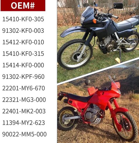 Clutch Friction Plates Gasket & Oil Filter Kit Compatible with Honda XR650L XR500R XR600R NX650 1985-2024 in Saudi Arabia
