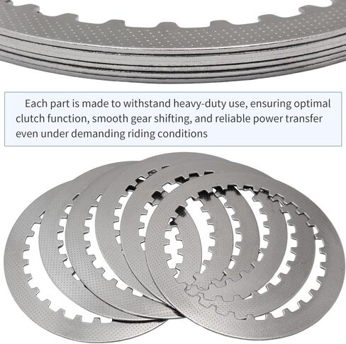 Clutch Friction Plates Gasket & Oil Filter Kit Compatible with Honda XR650L XR500R XR600R NX650 1985-2024 in Saudi Arabia