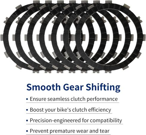 Clutch Friction Plates Gasket & Oil Filter Kit Compatible with Honda XR650L XR500R XR600R NX650 1985-2024 in Saudi Arabia