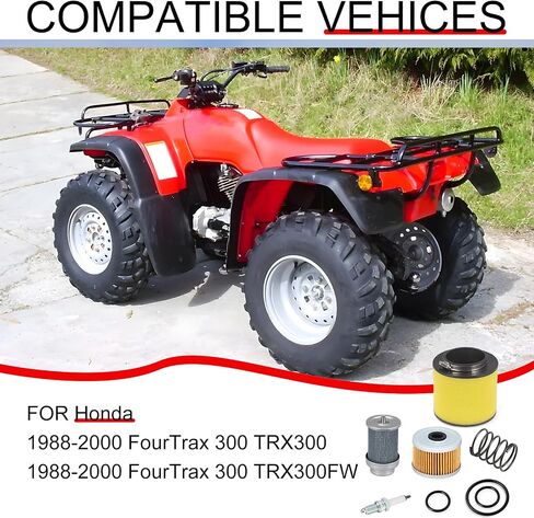 Air Filter & Air Cleaner Body & Oil Filter Spring for Honda TRX300 TRX300FW 1988-2000 in Saudi Arabia