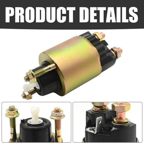 AM102577 Starter Solenoid 12V 3 Terminal, Replacement for John Deere Gator Tractor 165 285 325 345 425 GT262 GT265 GT2275 LX176 LX178 LX188, Replaces MIA11504 in Saudi Arabia