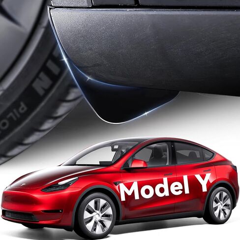 اللوحات الطينية المُحدثة لطراز Tesla Y 2020-2024، واقيات الرذاذ، حماية رواسب السيارة، بدون حفر، ألواح الطين، واقي الإطارات، اللوحات الطينية في جميع الأحوال الجوية (مجموعة من 4) in Saudi Arabia