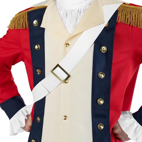 Morph George Washington Costume Adult With Wig, Founding Father Costume, Colonial Costumes Men, Halloween Costumes For Men in Saudi Arabia
