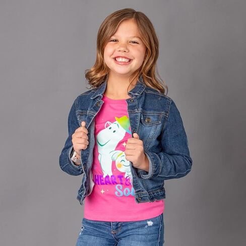 Disney Soul Big Girls Heart and Soul Short Sleeve T-Shirt in Saudi Arabia