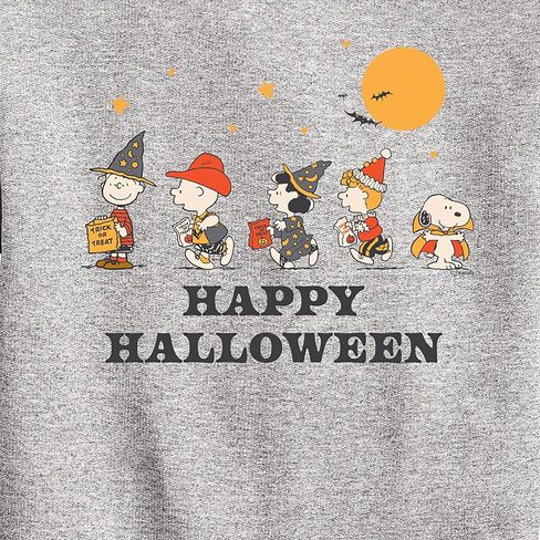 HYBRID APPAREL - Peanuts - Retro Halloween Group - Toddler & Youth Crewneck Fleece Sweatshirt in Saudi Arabia