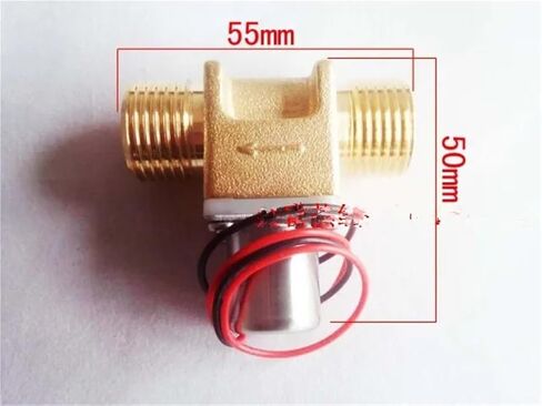 الطيار صمام الملف اللولبي النابض الذكية فوش نبض صمام LowPower DC3.6V G1/2 منقي مياه تدفق الاستشعار صنبور in Saudi Arabia