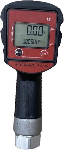 1PCS Fuel Gasoline Diesel Petrol Oil Delivery Nozzle Turbine Digital Fuel Flow Meter LPM Liter in Saudi Arabia