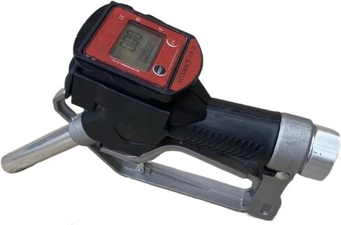 1PCS Fuel Gasoline Diesel Petrol Oil Delivery Nozzle Turbine Digital Fuel Flow Meter LPM Liter in Saudi Arabia