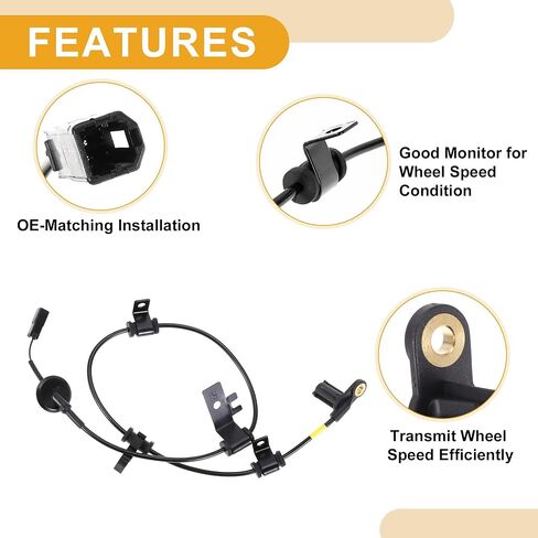 ABS Wheel Speed Sensor No.AL8Z2C190A Rear Right ABS Sensor Anti-Lock Braking System Sensor for Ford Escape 2010-2012 in Kuwait