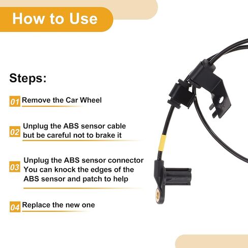 ABS Wheel Speed Sensor No.AL8Z2C190A Rear Right ABS Sensor Anti-Lock Braking System Sensor for Ford Escape 2010-2012 in Kuwait