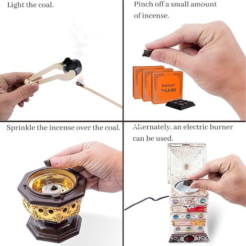 ARABIYAT Oud Bakhoor Naaim Best Arabian بخور العود | Bukhoor Arabic Incense Bricks| Exotic Woody and Musky Oriental Scent Perfect for Prayer and Meditatio (3 Pack) in Kuwait