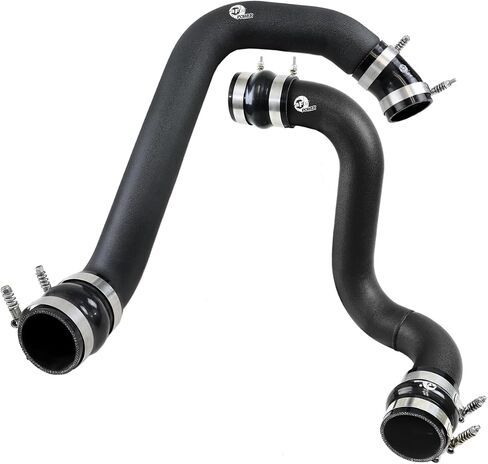 aFe POWER BladeRunner 3 IN Aluminum Hot and Cold Charge Pipe Kit Black - #46-20104-B in Saudi Arabia